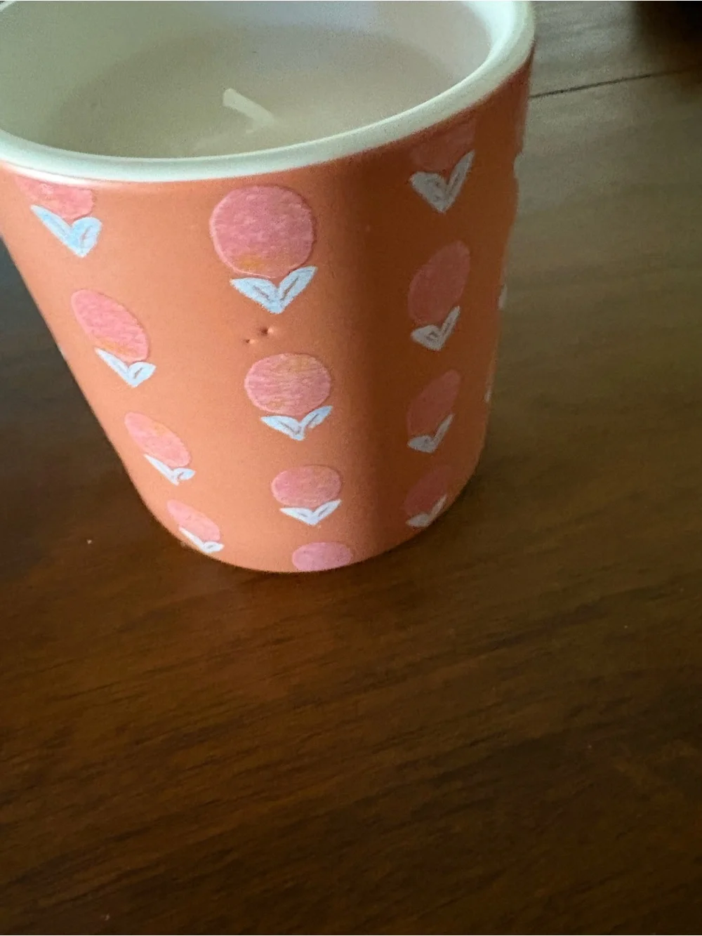 Anthropologie Spring Cottage Fresh Cotton and Neroli Ceramic Candle New 8 oz